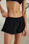 Out From Under Lilly Beach Micro Short In Black, Women's At Urban Outfitters