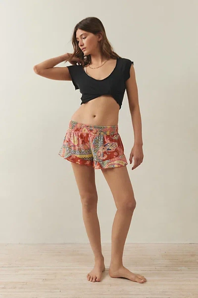 Out From Under Lilly Beach Micro Short In Pink, Women's At Urban Outfitters In Pink