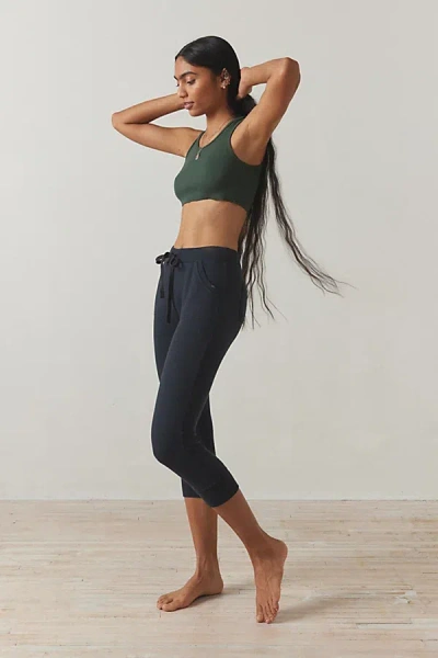 Out From Under Lived In Capri Jogger Pant In Black, Women's At Urban Outfitters