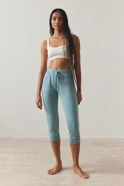 Out From Under Lived In Capri Jogger Pant In Blue, Women's At Urban Outfitters