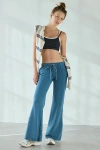 Out From Under Lived In Flare Sweatpant In Blue, Women's At Urban Outfitters