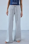 Out From Under Lived In Flare Sweatpant In Heather Grey, Women's At Urban Outfitters