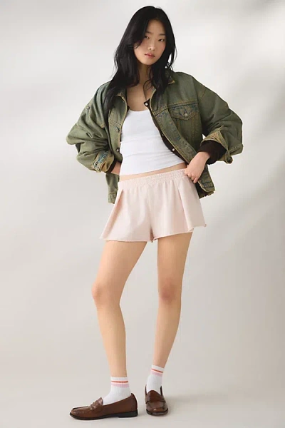 Out From Under Lived In Sweat Short In Pink, Women's At Urban Outfitters