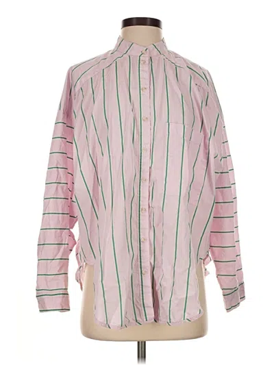 Pre-owned Out From Under Long Sleeve Blouse In Pink