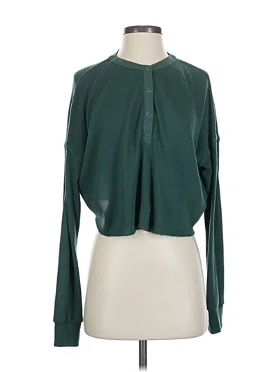 Pre-owned Out From Under Long Sleeve T-shirt In Green