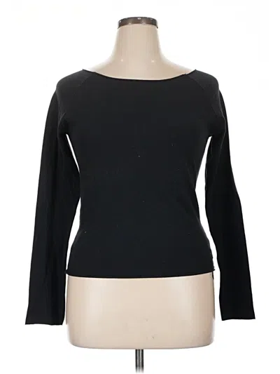 Pre-owned Out From Under Long Sleeve T-shirt In Black