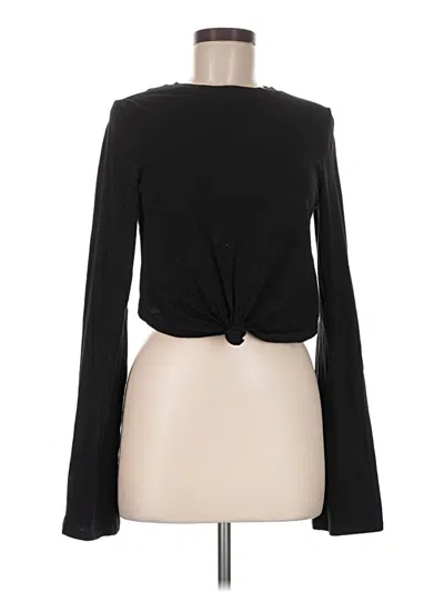 Pre-owned Out From Under Long Sleeve T-shirt In Black