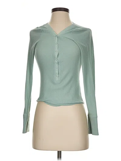 Pre-owned Out From Under Long Sleeve T-shirt In Green