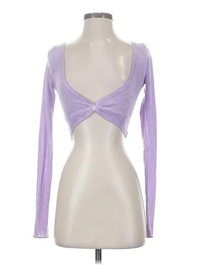 Pre-owned Out From Under Long Sleeve T-shirt In Purple