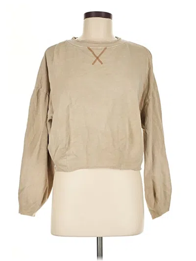 Pre-owned Out From Under Long Sleeve T-shirt In Tan