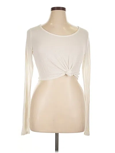 Pre-owned Out From Under Long Sleeve T-shirt In White