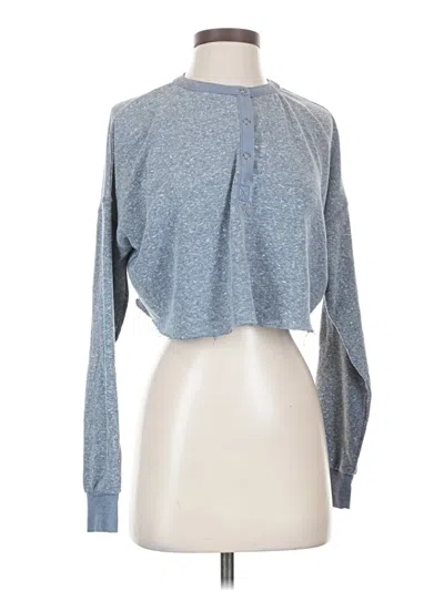 Pre-owned Out From Under Long Sleeve Turtleneck In Blue