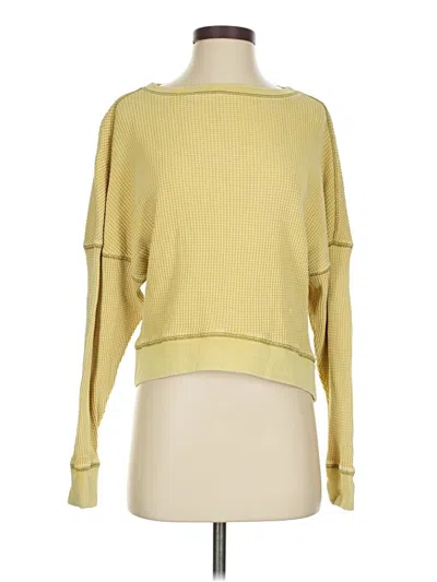 Pre-owned Out From Under Long Sleeve Turtleneck In Yellow