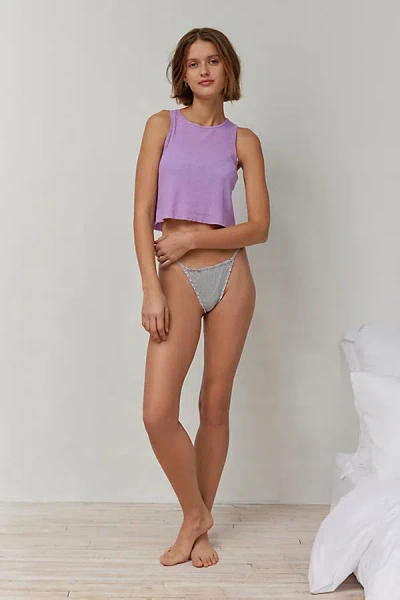 Out From Under Lost In A Dream G-string In Grey, Women's At Urban Outfitters
