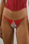 Out From Under Love Bug Thong In Red, Women's At Urban Outfitters