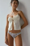 Out From Under Mesh Cheeky Undie In Ditsy Rose, Women's At Urban Outfitters