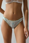 Out From Under Mesh Cheeky Undie In Hibiscus, Women's At Urban Outfitters In Red