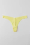 Out From Under Mini Thong In Bright Yellow, Women's At Urban Outfitters