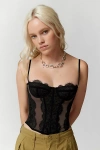 Out From Under Modern Love Corset In Black At Urban Outfitters In Black