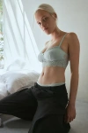Out From Under Naomi Longline Lace Bralette In Icy Blue, Women's At Urban Outfitters