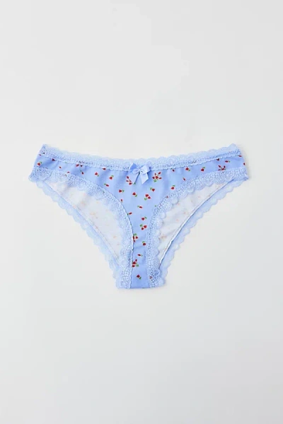 Out From Under Noelle Lace-trim Tanga In Ditsy Tulip, Women's At Urban Outfitters