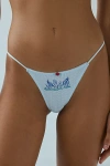 Out From Under Perfect Pointelle Thong In Swan, Women's At Urban Outfitters