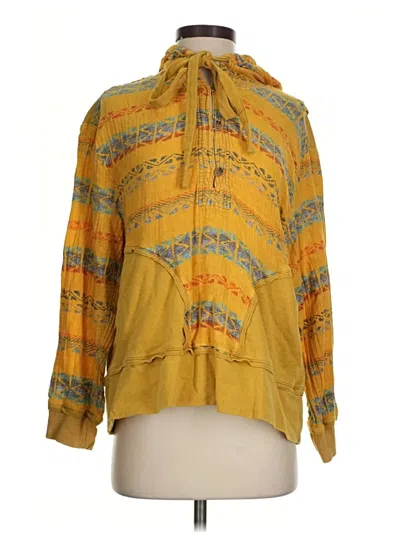 Pre-owned Out From Under Pullover Hoodie In Yellow
