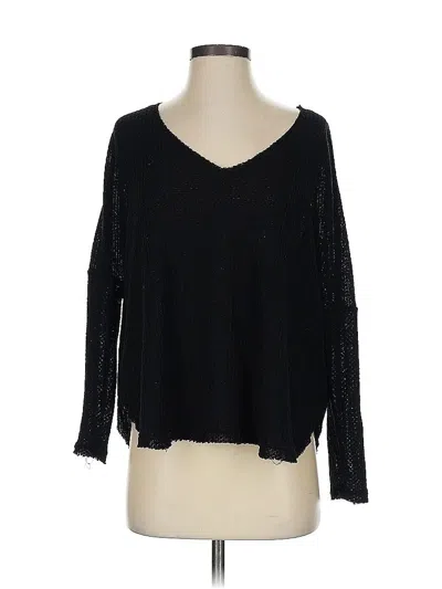 Pre-owned Out From Under Pullover Sweater In Black