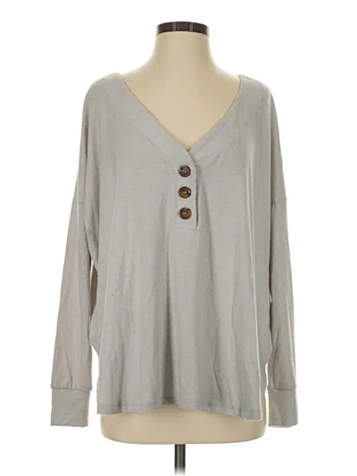 Pre-owned Out From Under Pullover Sweater In Gray
