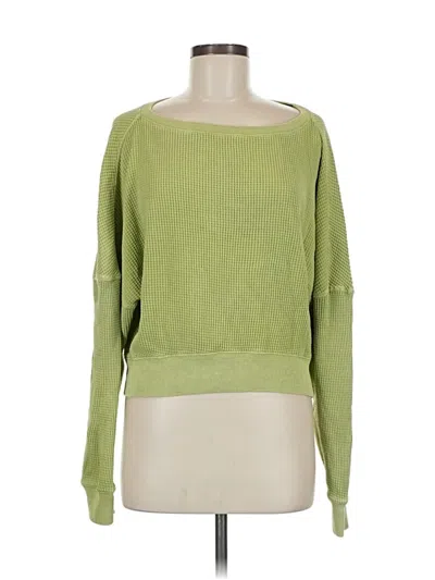 Pre-owned Out From Under Pullover Sweater In Green