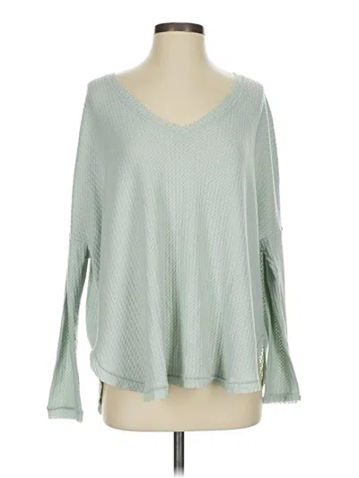 Pre-owned Out From Under Pullover Sweater In Green