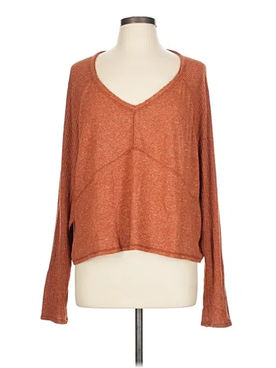 Pre-owned Out From Under Pullover Sweater In Orange