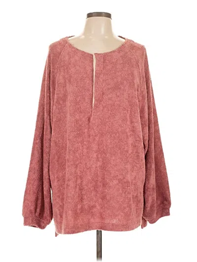 Pre-owned Out From Under Pullover Sweater In Pink