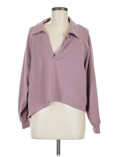 Pre-owned Out From Under Pullover Sweater In Purple