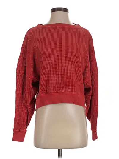 Pre-owned Out From Under Pullover Sweater In Red