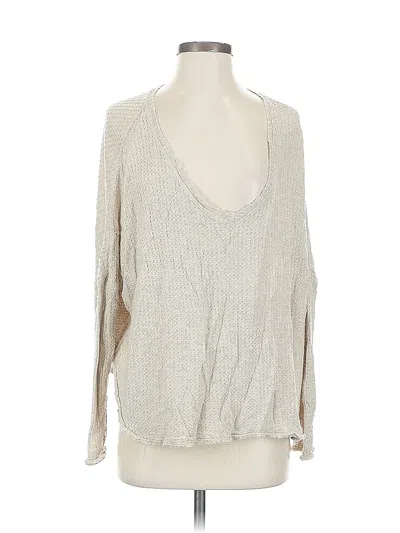 Pre-owned Out From Under Pullover Sweater In Silver