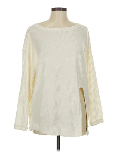 Pre-owned Out From Under Pullover Sweater In White