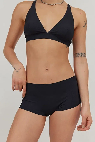 Out From Under Ribbed Base Layer Boyshort Undie In Black, Women's At Urban Outfitters
