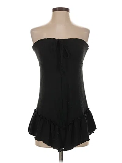 Pre-owned Out From Under Romper In Black