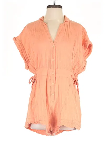 Pre-owned Out From Under Romper In Orange