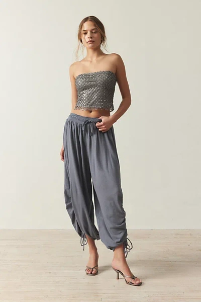 Out From Under Ryan Balloon Drapey Jogger Pant In Charcoal, Women's At Urban Outfitters