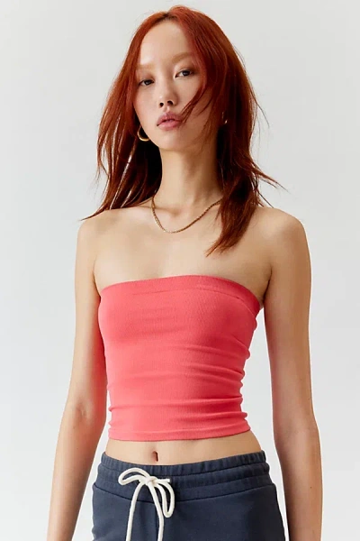 Out From Under Seamless Longline Tube Top In Red, Women's At Urban Outfitters