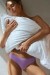 Out From Under Seamless Ribbed Thong In Lilac, Women's At Urban Outfitters