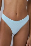 Out From Under Seamless Ribbed Thong In Slate, Women's At Urban Outfitters