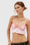 Out From Under Seaside Babydoll Bralette Top In Pink, Women's At Urban Outfitters