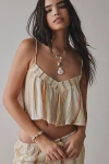Out From Under Seaside Bow-strap Babydoll Cami In Cream, Women's At Urban Outfitters