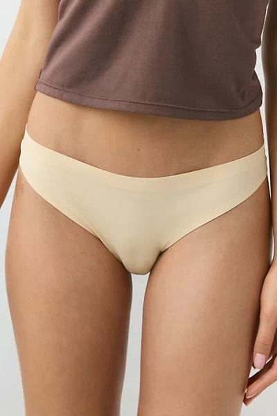Out From Under Second Skin Fusion Thong In Beige, Women's At Urban Outfitters