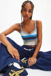 Out From Under Shiloh Striped Seamless Ribbed Knit Cami In Blue Stripe, Women's At Urban Outfitters