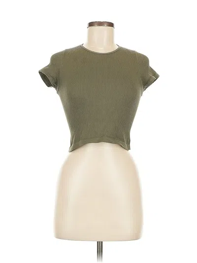 Pre-owned Out From Under Short Sleeve T-shirt In Green