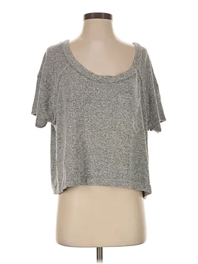 Pre-owned Out From Under Short Sleeve T-shirt In Gray